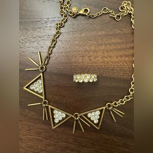 ✨ J.Crew Statement Necklace & Ring Set ✨
